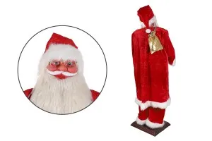 Декоративен ДЯДО КОЛЕДА, танцуващ - височина 180 см-изображение_група