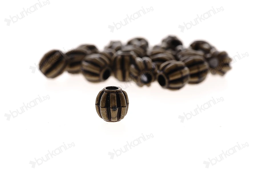 Малки метални мъниста 0,7x0,8 mm-