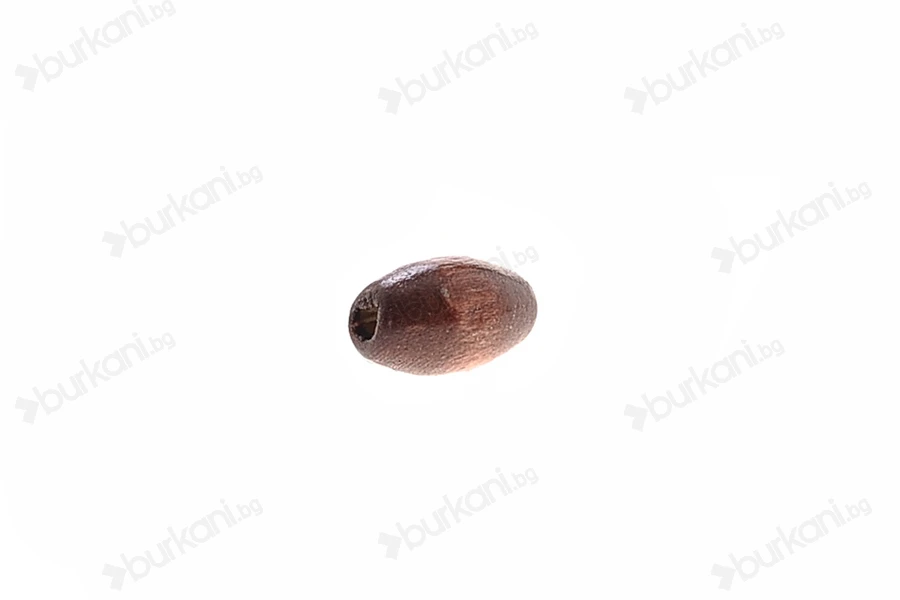 Малки дървени кафяви   декоративни мънисти  0,3x0,6 mm-изображение_продукт