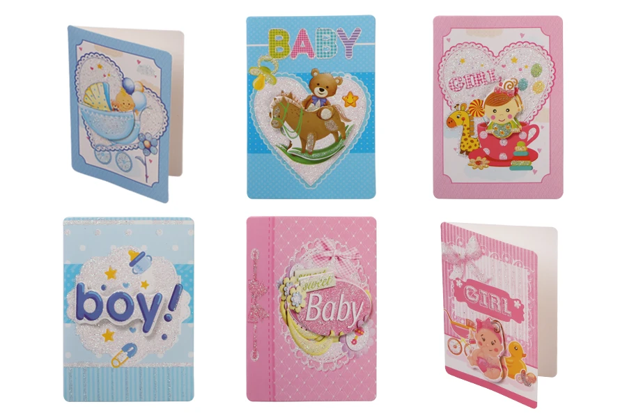 Поздравителни картички за рожден ден - 120 бр (различни дизайни)-