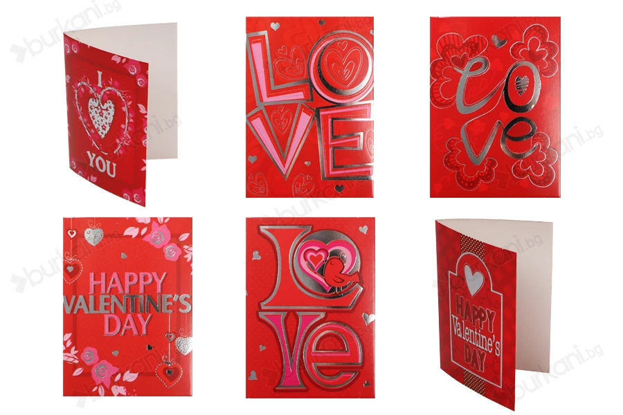 Поздравителни картички за Свети Валентин - 120 бр (различни дизайни)-изображение_размери