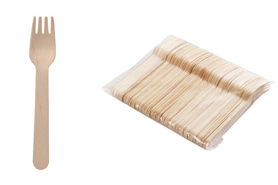 Дървени вилици 155 мм - 100 бр.-изображение_продукт
