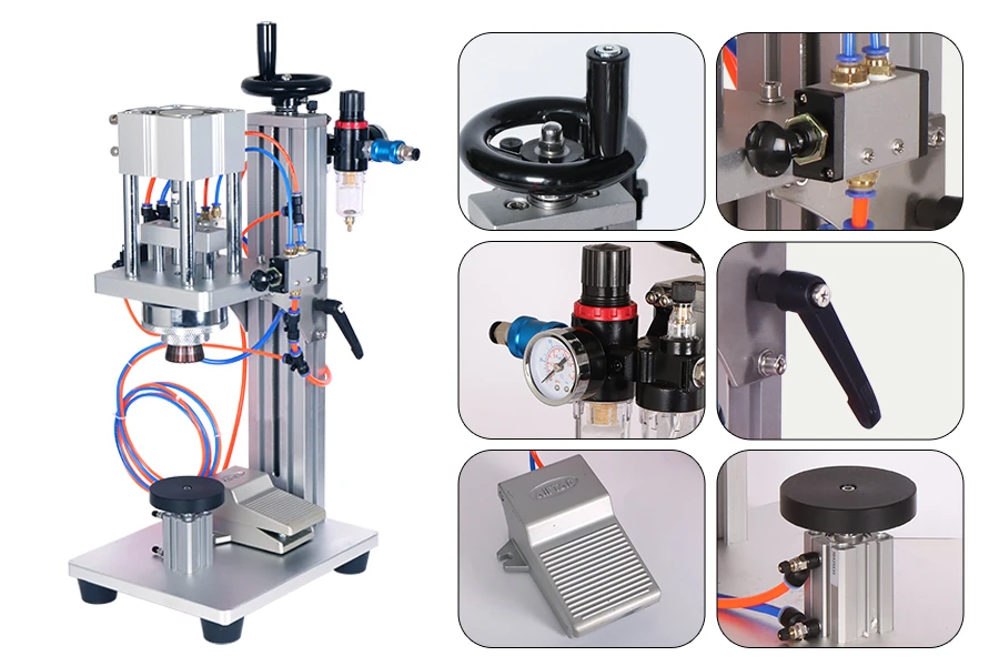 Машина за запечатване на бутилки за парфюм Кримо 15 мм (изисква се използването на инструмент 18-4992 и 15-1912)  -изображение_размери