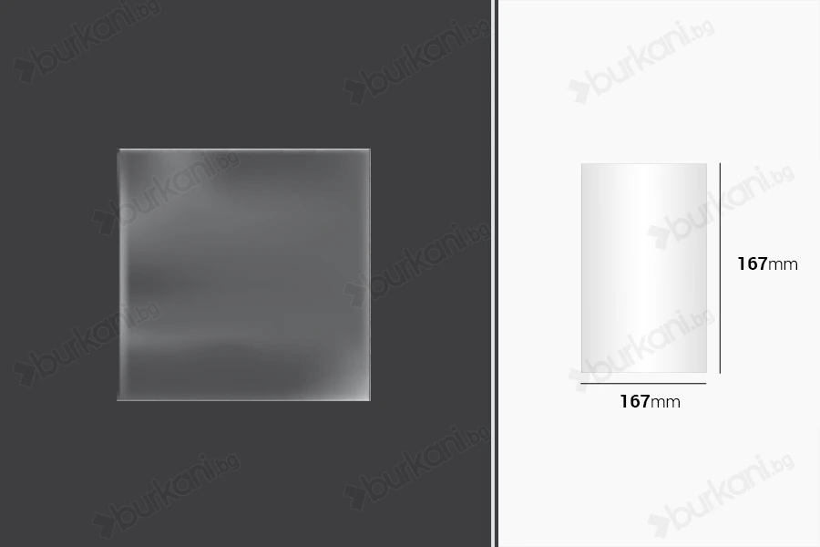 Фолио - опаковъчно фолио 167х167 мм - пакет 100 бр.-изображение_продукт