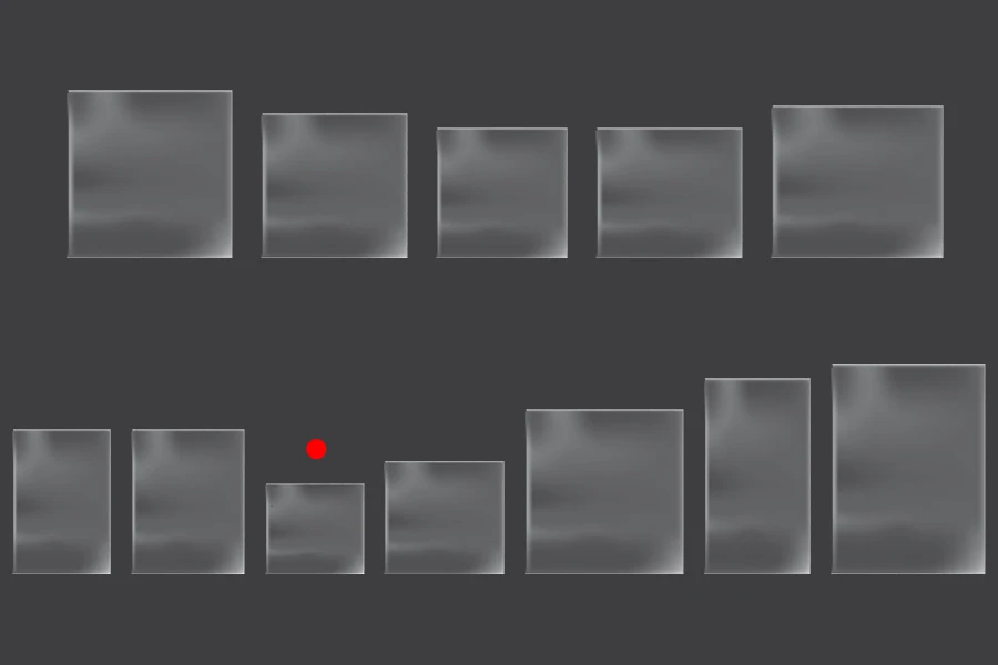 Фолио - опаковъчно фолио с размери 125х115 мм - 100 бр-изображение_размери