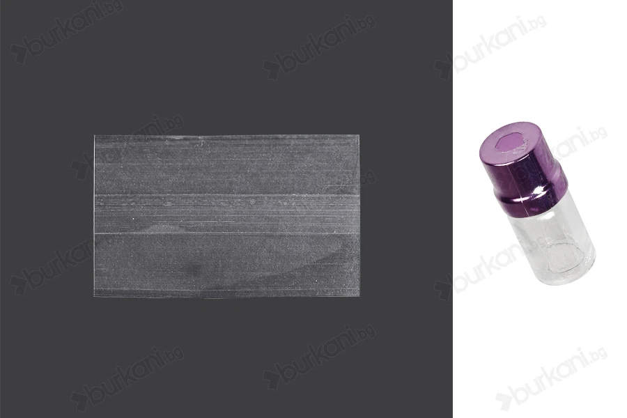 40x60 mm термосвиваема прозрачна капсула за 5 ml бутилка - 20 бр.-изображение_продукт