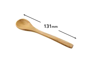 Дървени лъжички 131 mm - в опаковка от 25 броя-1