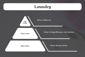 Ароматна свещ 110 гр с памучен фитил "Laundry"-3