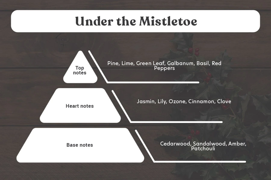 Ароматно масло за свещи 100 мл Under the Mistletoe Ароматно масло за свещи 100 мл Under the Mistletoe