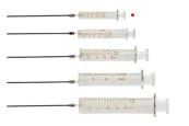 5 ml стъклена спринцовка с метална игла 5 ml стъклена спринцовка с метална игла