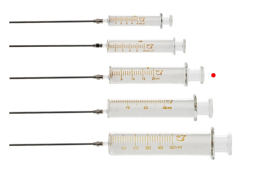 20 ml стъклена спринцовка с метална игла 20 ml стъклена спринцовка с метална игла