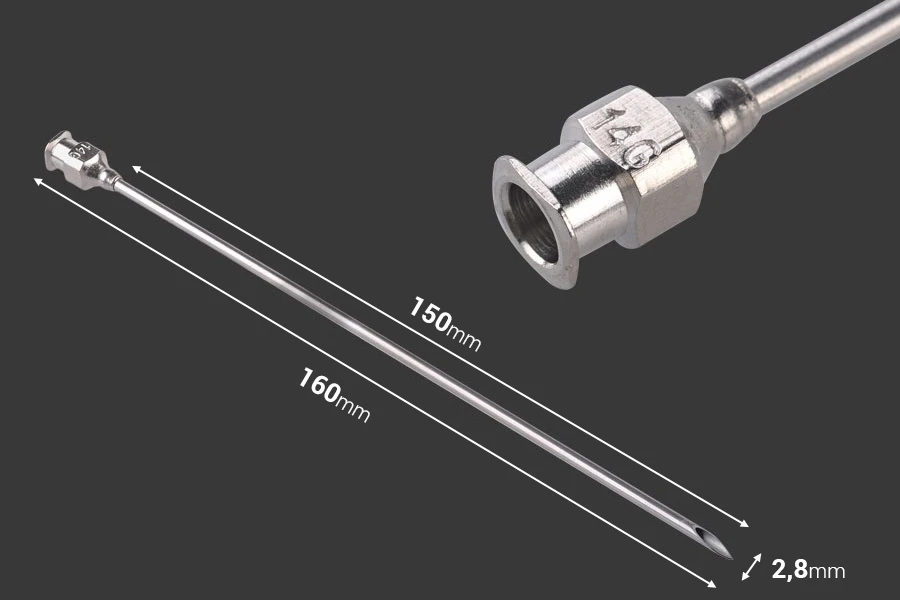 Игла за пластмасови спринцовки 13,3 cm-изображение_група
