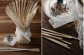 Бамбукови пръчки за ароматизатор 25 cm - 100 броя в пакет Бамбукови пръчки за ароматизатор 25 cm - 100 броя в пакет