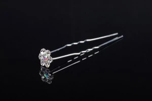 Декоративна метална брошка Маргарита с  ширина 11 mm - 20 броя.-2