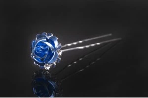 Декоративни метални брошки Роза с ширина 18 mm - 20 броя-8