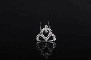 Декоративна метална брошка Корона с ширина  25 mm и височина  17 mm - 20 бр.-1