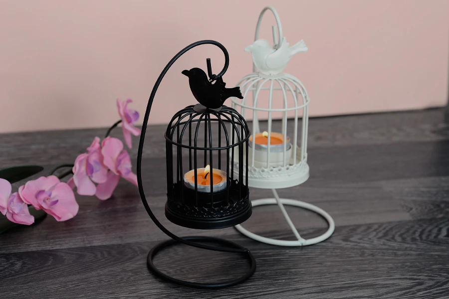 Декоративна метална висулка за свещи-