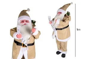 Декоративен Дядо Коледа - височина 1 м-изображение_размери