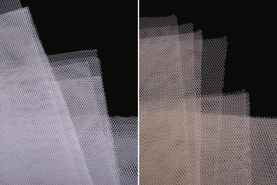 Сватбен тюл, в различни цветове - средна твърдост, с размери 50х45 - 100 броя-изображение_продукт