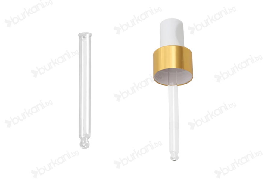 Стъклена дюза за бутилки с гърловина PP24 (60 ml) - дължина 80 mm-изображение_група