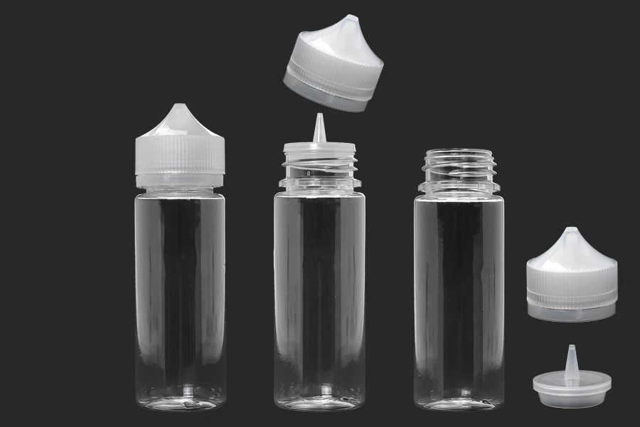 Прозрачна бутилка Chubby Gorilla  120 мл за електронни цигари-изображение_група