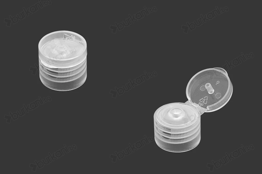 Пластмасова прозрачна капачка флип топ PP20-изображение_продукт