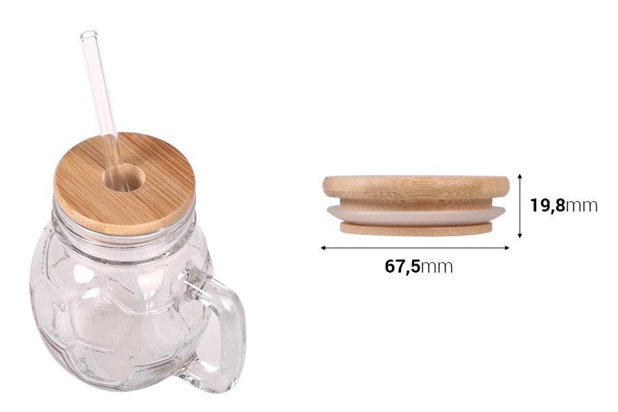 Дървена капачка с дупка и ластик за буркани-изображение_размери