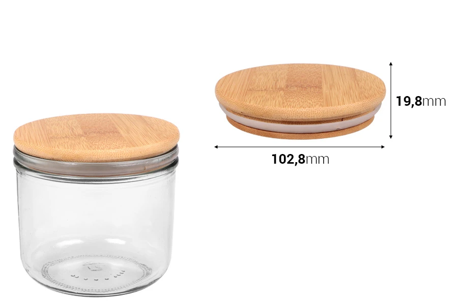 Дървена капачка с гума-изображение_размери