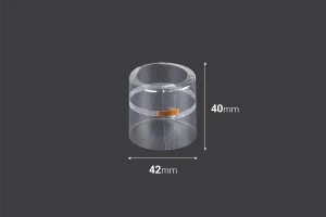 Tермосвиваема капсула 42x40 mm  с прозрачен отвор - 20 бр-1