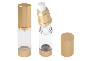 Алуминиеви  бутилки 15 мл AIRLESS ( сребристи и златисти)-6