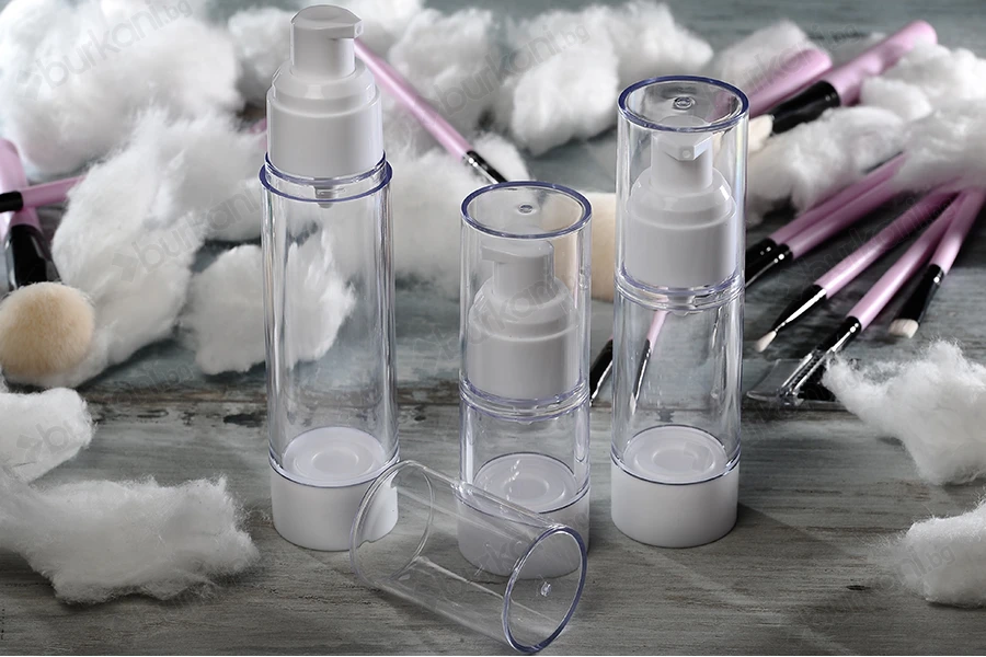 Прозрачна пластмасова опакова Airless за крем  30 ml-изображение_група