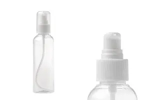 PET бутилка 150 ml с помпа за крем и за лосион в опаковка от 12 броя-1