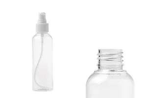 PET бутилка 150 ml с помпа за крем и за лосион в опаковка от 12 броя-2