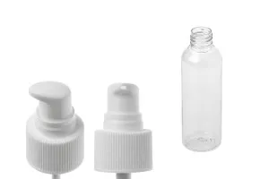 PET бутилка 150 ml с помпа за крем и за лосион в опаковка от 12 броя-5
