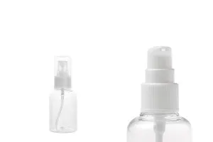 PET бутилка 50 ml с помпа за крем в опаковка от 12 броя-2