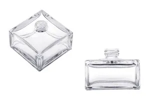 Стъклена квадратна бутилка 70 ml-1