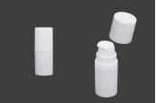 Пластмасова опаковка Airless 5 ml в бял цвят Пластмасова опаковка Airless 5 ml в бял цвят