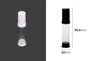 Бутилка Airless 10 ml  за крем, лосион или серуми-2