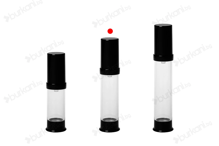 Бутилка Airless 10 ml  за крем, лосион или серуми-изображение_група