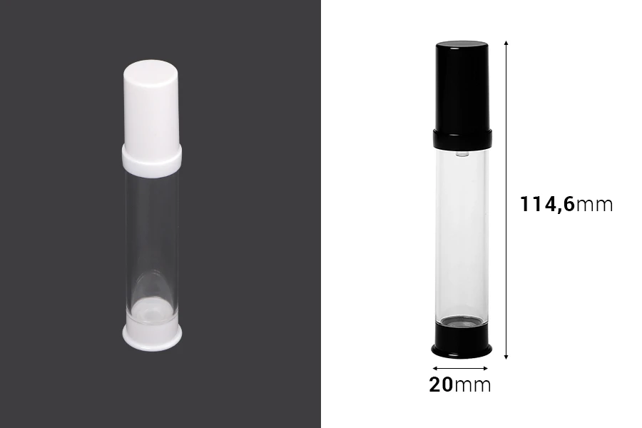 Пластмасова акрилна бутилка 15 мл тип Airless Пластмасова акрилна бутилка 15 мл тип Airless