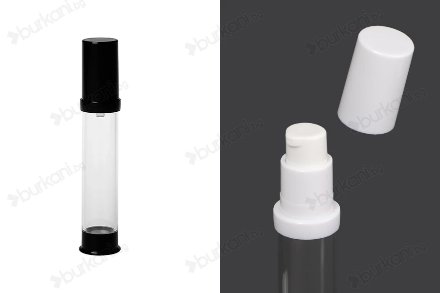Пластмасова акрилна бутилка 15 мл тип Airless-изображение_продукт
