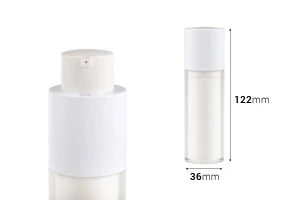 Пластмасова бутилка тип Aırless 30 ml за лосион, серуми или крем-2