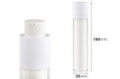 Пластмасова бутилка тип airless 50 ml за серуми, крем или лосион Пластмасова бутилка тип airless 50 ml за серуми, крем или лосион