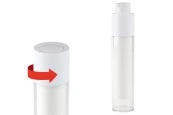 Пластмасова бутилка тип airless 50 ml за серуми, крем или лосион Пластмасова бутилка тип airless 50 ml за серуми, крем или лосион