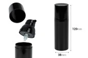 Пластмасова черна акрилна бутилка 50 мл Airless - 12 бр/опаковка Пластмасова черна акрилна бутилка 50 мл Airless - 12 бр/опаковка