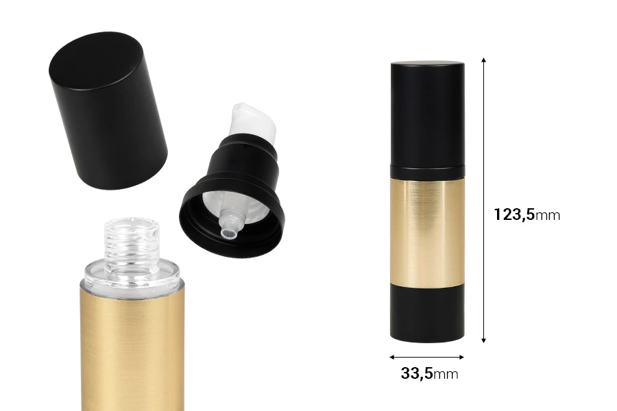 Луксозна акрилна бутилка Airless 30 ml Луксозна акрилна бутилка Airless 30 ml