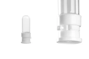 Стъклена фармацевтична бутилка 2 ml, с пластмасова предпазна капачка за вземане на проби, лекарства и хомеопати - 25 бр-2