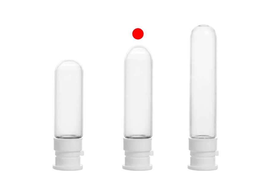 Малко стъклено фарамцевтично шишенца 3 ml, с пластмасова предпазна капачка за вземане на проби, лекарства и хомеопати - 25 бр-изображение_група