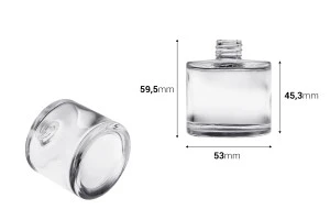Цилиндрична стъклена бутилка от 50 ml-2