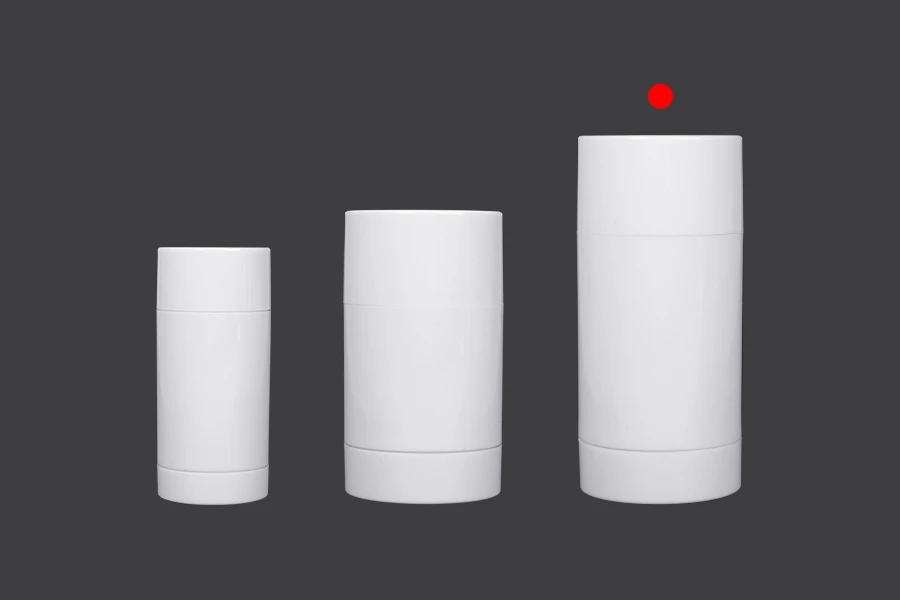 Пластмасова бяла 75 мл  бутилка стик за козметика - 6 бр.-изображение_група